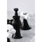 Kingston Brass KC7060PX Vintage 8" Widespread Bathroom Faucet, Matte Black KC7060PX - alternate 6